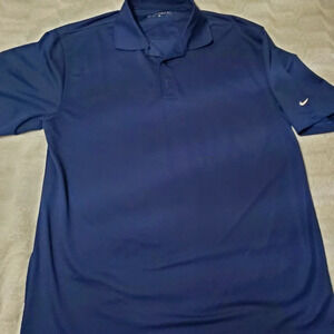 navy Nike golf size Large polo